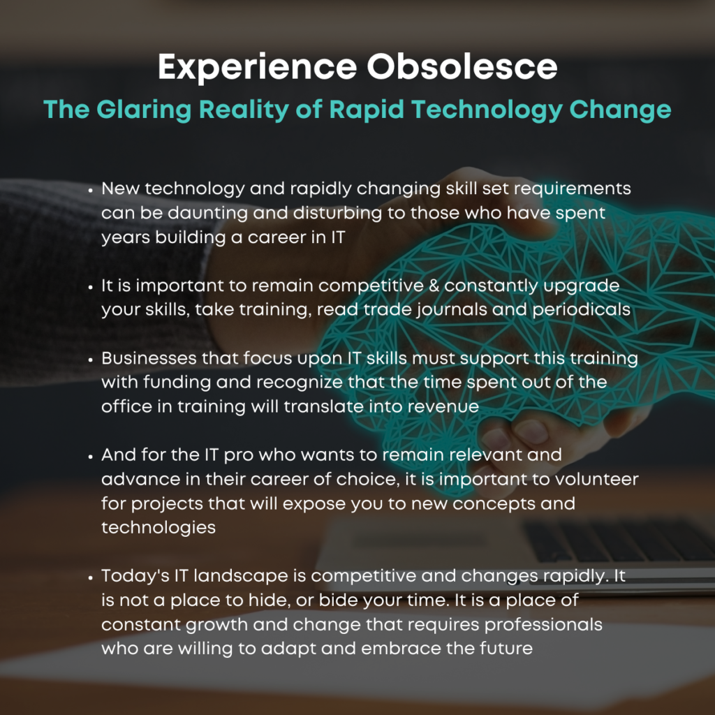 Experience Obsolesce: The Glaring Reality of Rapid Technology Change