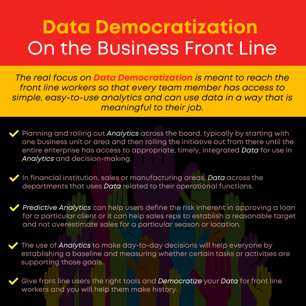 Data Democratization On the Business Front Line