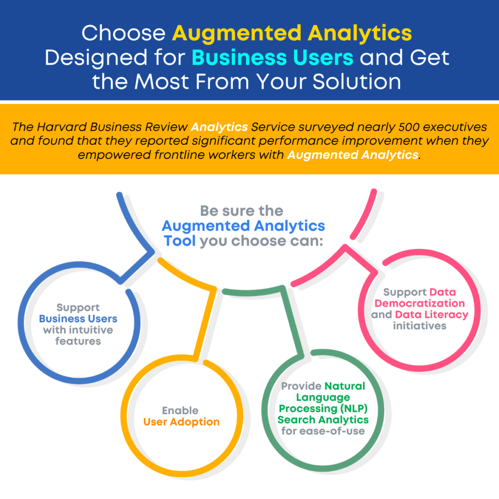 Choose Augmented Analytics Designed for Business Users and Get the Most From Your Solution