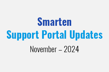 Smarten Support Portal Updates – November – 2024